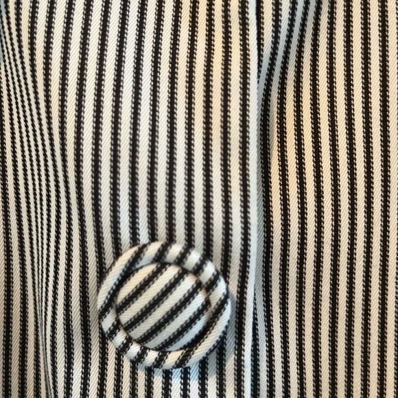 A.B.S. Puff Sleeve Striped Blazer - Picture 4 of 9